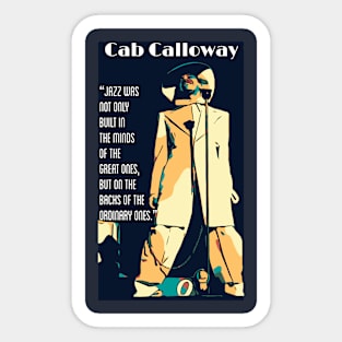 Cab Calloway Sticker